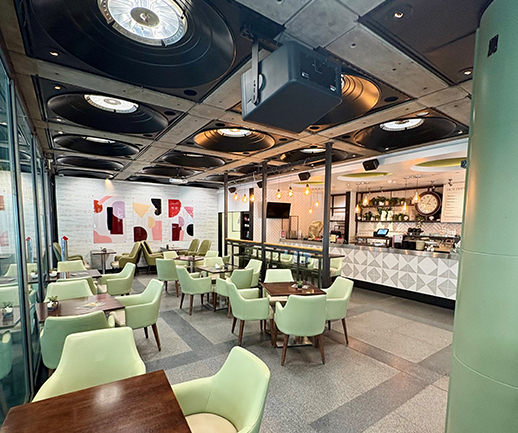 One Under Lime interior