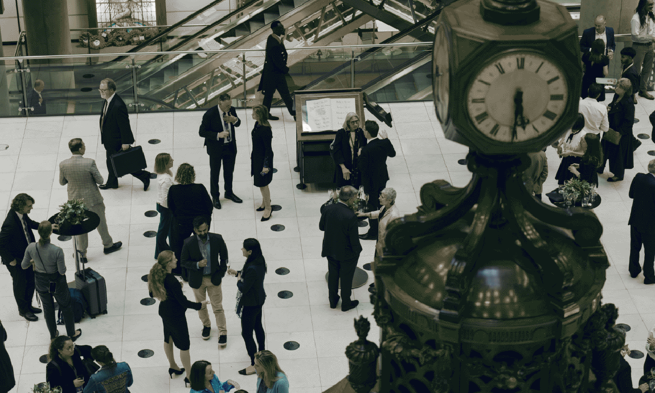 Colleagues in the Lloyd's building
