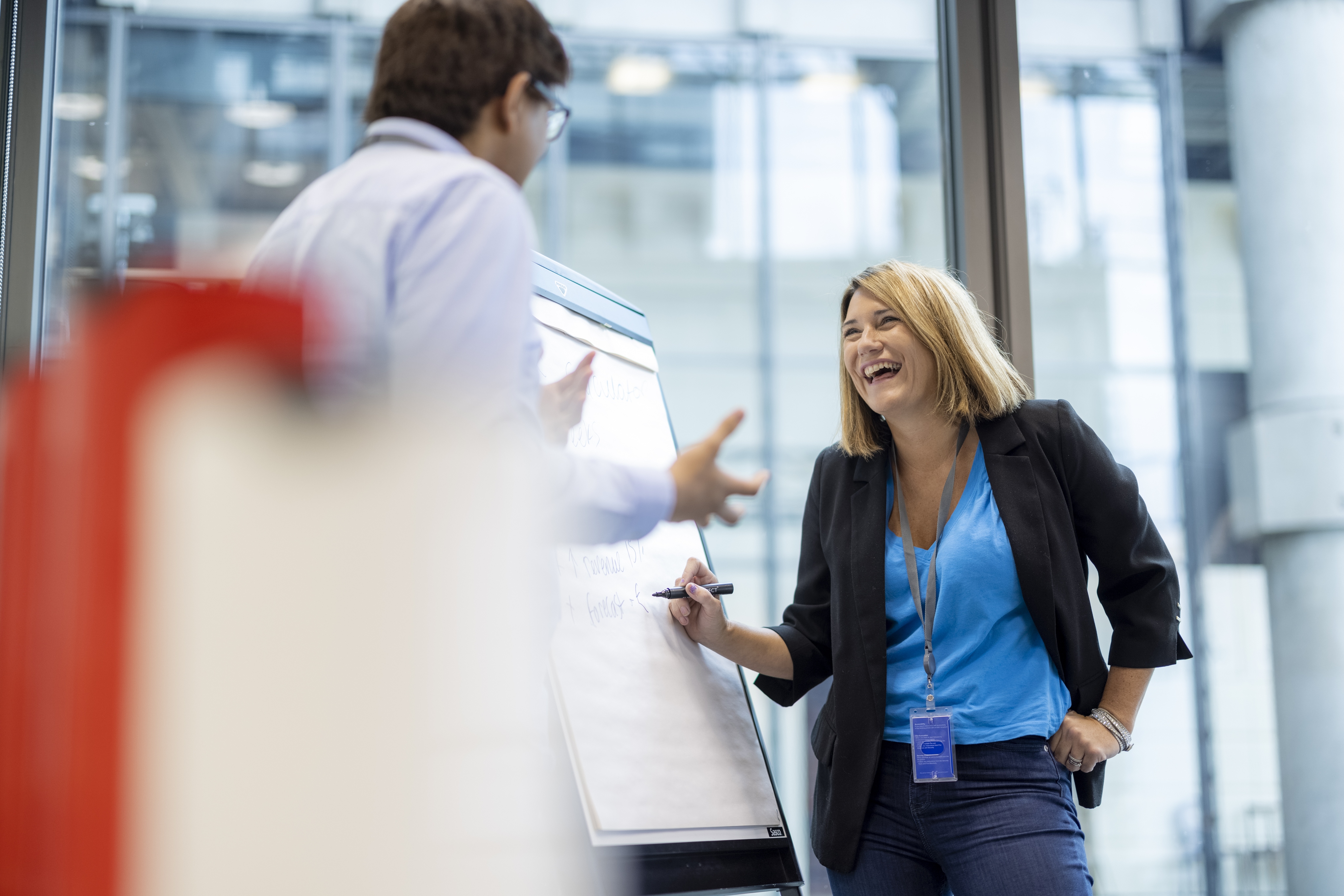 Colleagues in the Lloyd's building