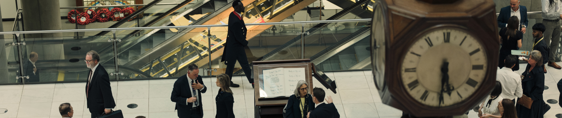 Colleagues in the Lloyd's building