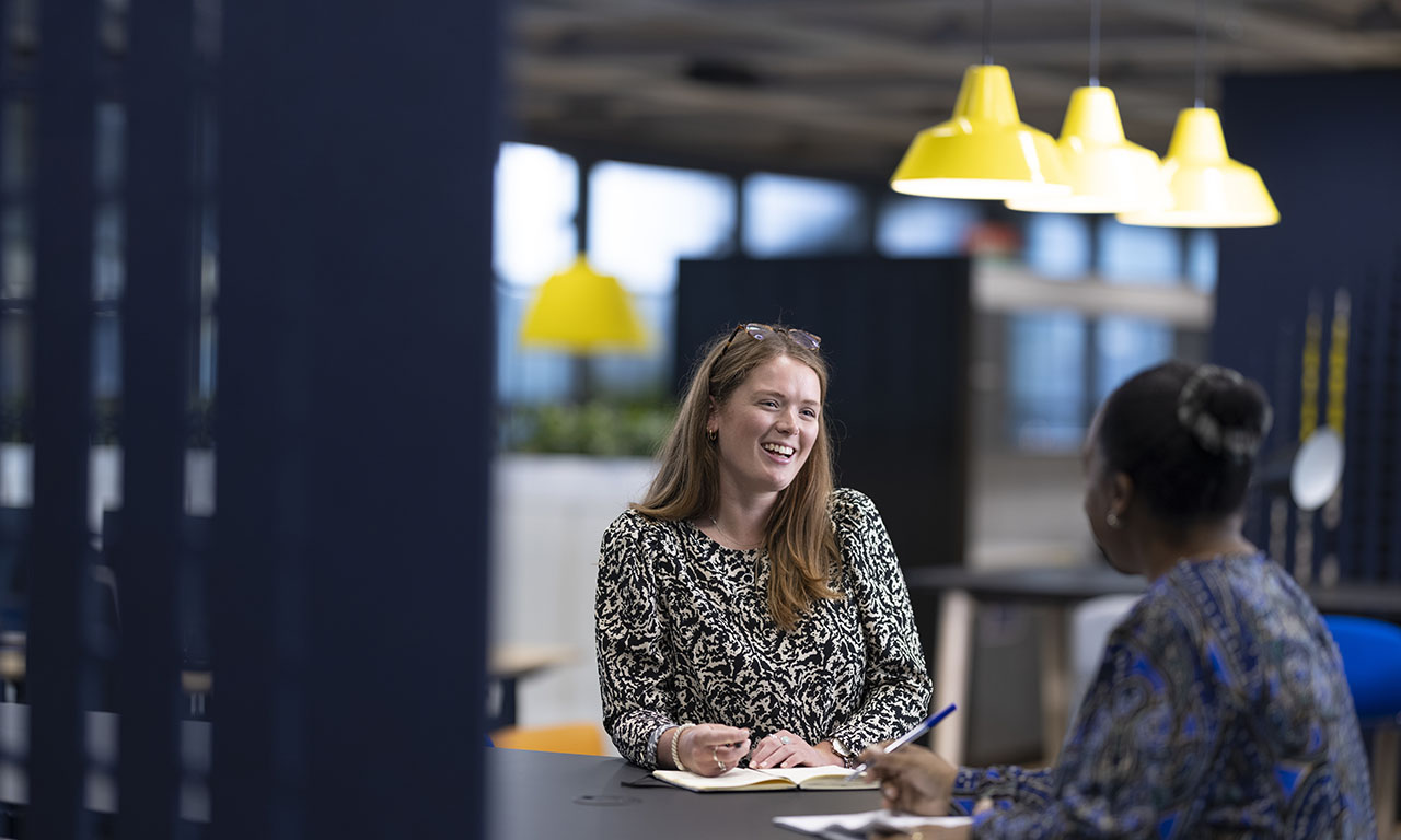 Lloyd's colleagues in the Lloyd's building